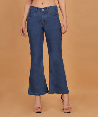 ROYAL MAJESTY Boot-Leg Women Dark Blue Jeans