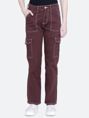 FCK-3 Straight Fit Women Brown Jeans