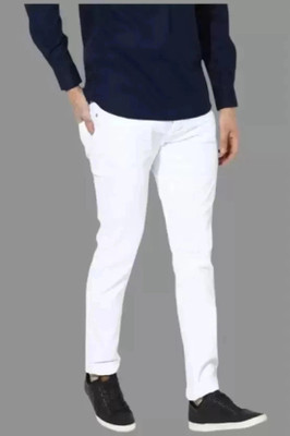 CABRRR Slim Men White Jeans