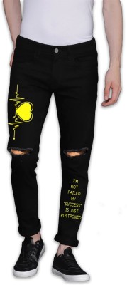 ARJ Slim Men Black Jeans