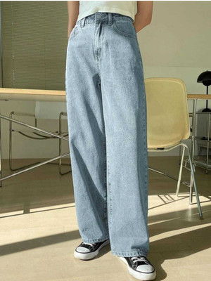 yudit fashion Loose Fit Women Light Blue Jeans
