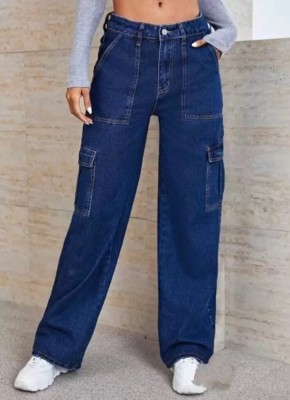 DOBBY Regular Women Blue Jeans