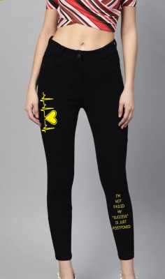 Star4well Slim Women Black, Yellow Jeans