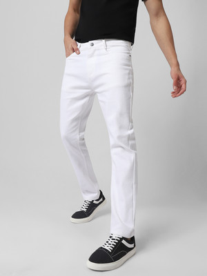 Urbano Fashion Slim Men White Jeans