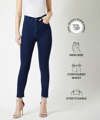 Miss Chase Skinny Women Dark Blue Jeans