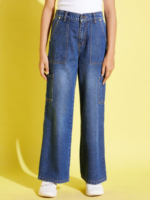 Noh.Voh - SASSAFRAS Kids Regular Girls Blue Jeans