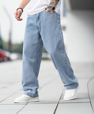 DENIM LOOK Relaxed Fit Men Light Blue Jeans