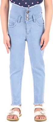 SAVITA FASHION WEAR Skinny Girls Light Blue Jeans