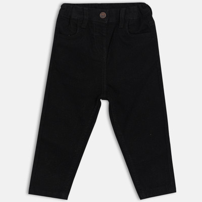 MINI KLUB Regular Baby Girls Black Jeans