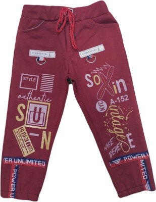 FASHION GRAB Regular Boys Maroon Jeans