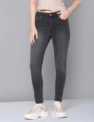 FLYING MACHINE Super Skinny Women Grey Jeans