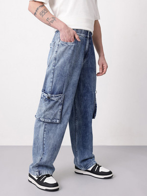 Mast & Harbour Relaxed Fit Men Blue Jeans