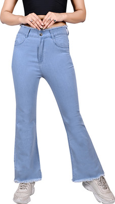 URBAN A-LINE Flared Women Light Blue Jeans