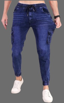 James & Warne Jogger Fit Men Dark Blue Jeans