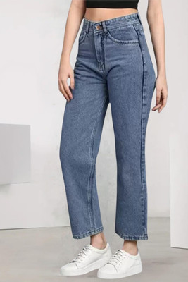 Qeboo Straight Fit Women Blue Jeans
