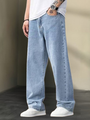 DENIM BOLD Loose Fit Men Light Blue Jeans