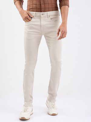 Spykar Slim Men White Jeans