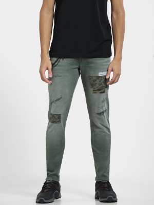 JACK & JONES Slim Men Green Jeans