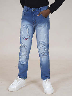 KiddoPanti Regular Boys Blue Jeans