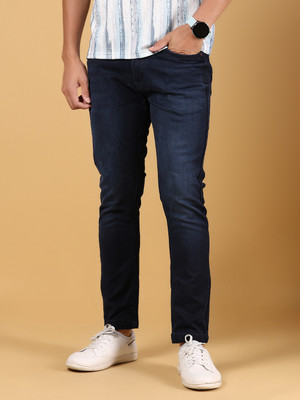 V-MART Slim Men Dark Blue Jeans
