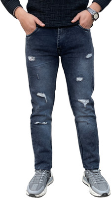 fashionatractio Regular Men Dark Grey Jeans