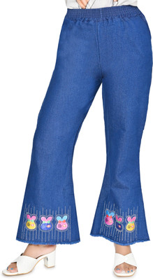 MEHRAJ DRESSES Regular Girls Blue Jeans