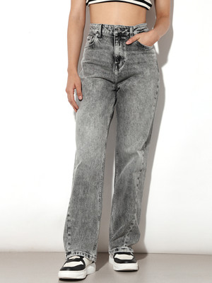 ONLY Regular Women Grey Jeans