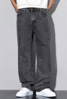 Rockwell Loose Fit Men Dark Grey Jeans