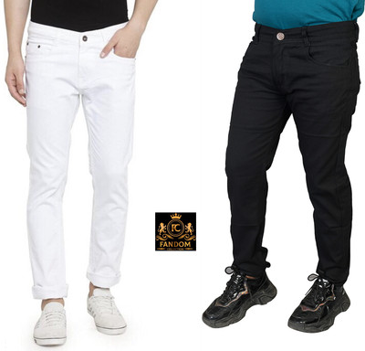 Fandom Collection Regular Men Multicolor Jeans(Pack of 2)