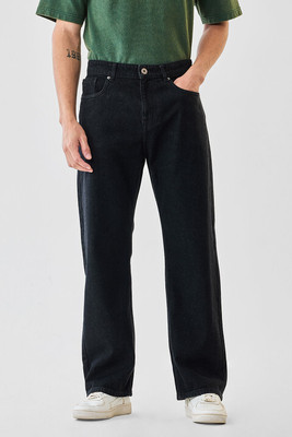 WAZWEAR Straight Fit Men Black Jeans