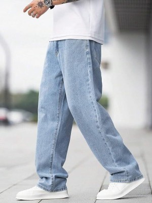 DENIM FIT Boyfriend Men Light Blue Jeans