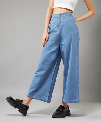 DOLCE CRUDO Flared Women Blue Jeans