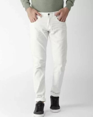 FADETREND Regular Men White Jeans