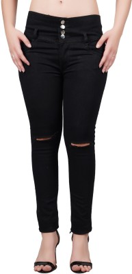 Jeancherry Slim Women Black Jeans