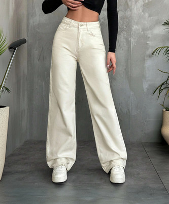 BLESSICA Regular Women Beige Jeans