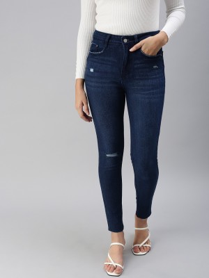 Showoff Slim Women Dark Blue Jeans