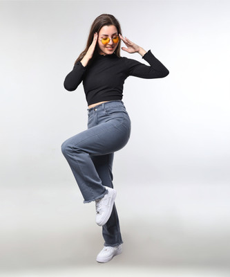 AADVI FASHION Regular Women Grey Jeans