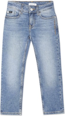 Calvin Klein Regular Boys & Girls Blue Jeans
