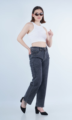Herway Regular Women Grey Jeans