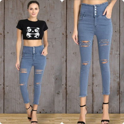 1DAYSTREET Skinny Women Dark Blue Jeans