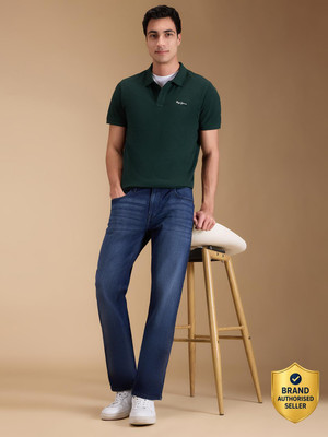 Pepe Jeans Straight Fit Men Dark Blue Jeans