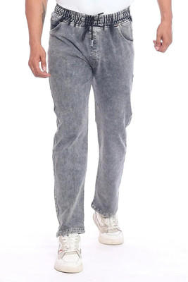 Vastriq Jogger Fit Men & Women Grey Jeans