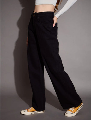 FMW Boot-Leg Women Black Jeans