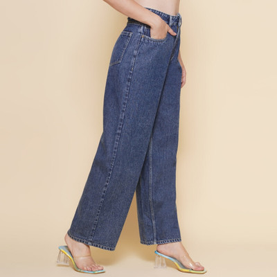 Puella Flared Women Blue Jeans