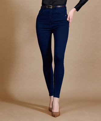 Miss Chase Skinny Women Dark Blue Jeans