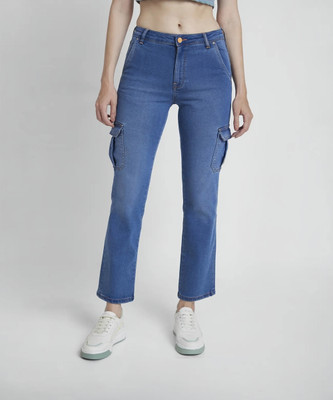 Spykar Tapered Fit Women Blue Jeans