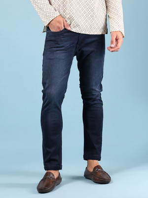 V-MART Slim Men Dark Blue Jeans