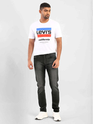 LEVI'S 512 Tapered Fit Men Black Jeans