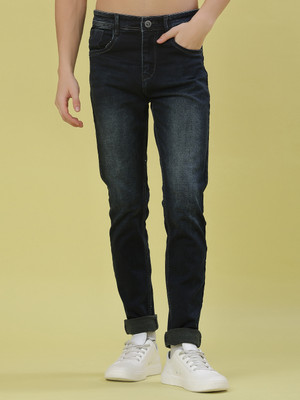 V-MART Slim Men Dark Blue Jeans
