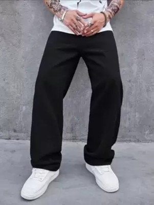METRONAUT Loose Fit Men Black Jeans